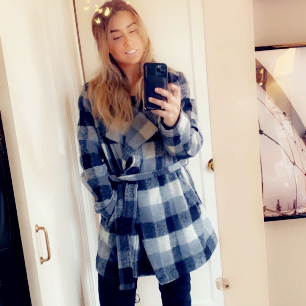 B+W Plaid Jacket